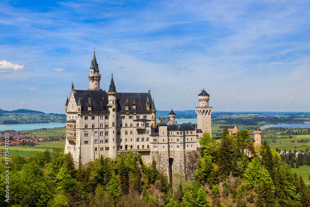 custom made wallpaper toronto digitalNeuschwanstein Castle in the Bavarian Alps, Germany