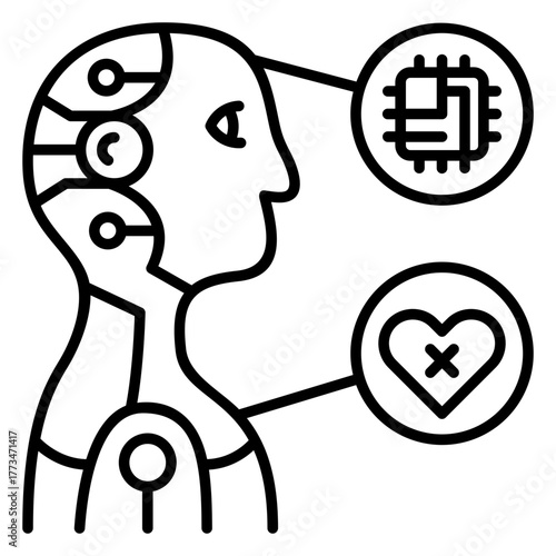 Limits of Artificial Intelligence: AI Processor Power without Emotional Capacity - Concept of Algorithmic Logic, Lack of Empathy, and Machine Decision-Making.