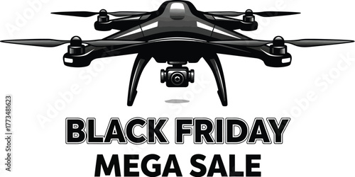 Score massive savings on a cutting-edge drone this Black Friday during our mega sale event now clean vector icon set for creative projects