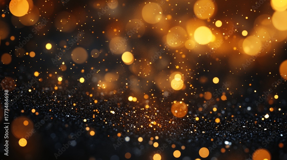 Obraz premium golden bokeh background