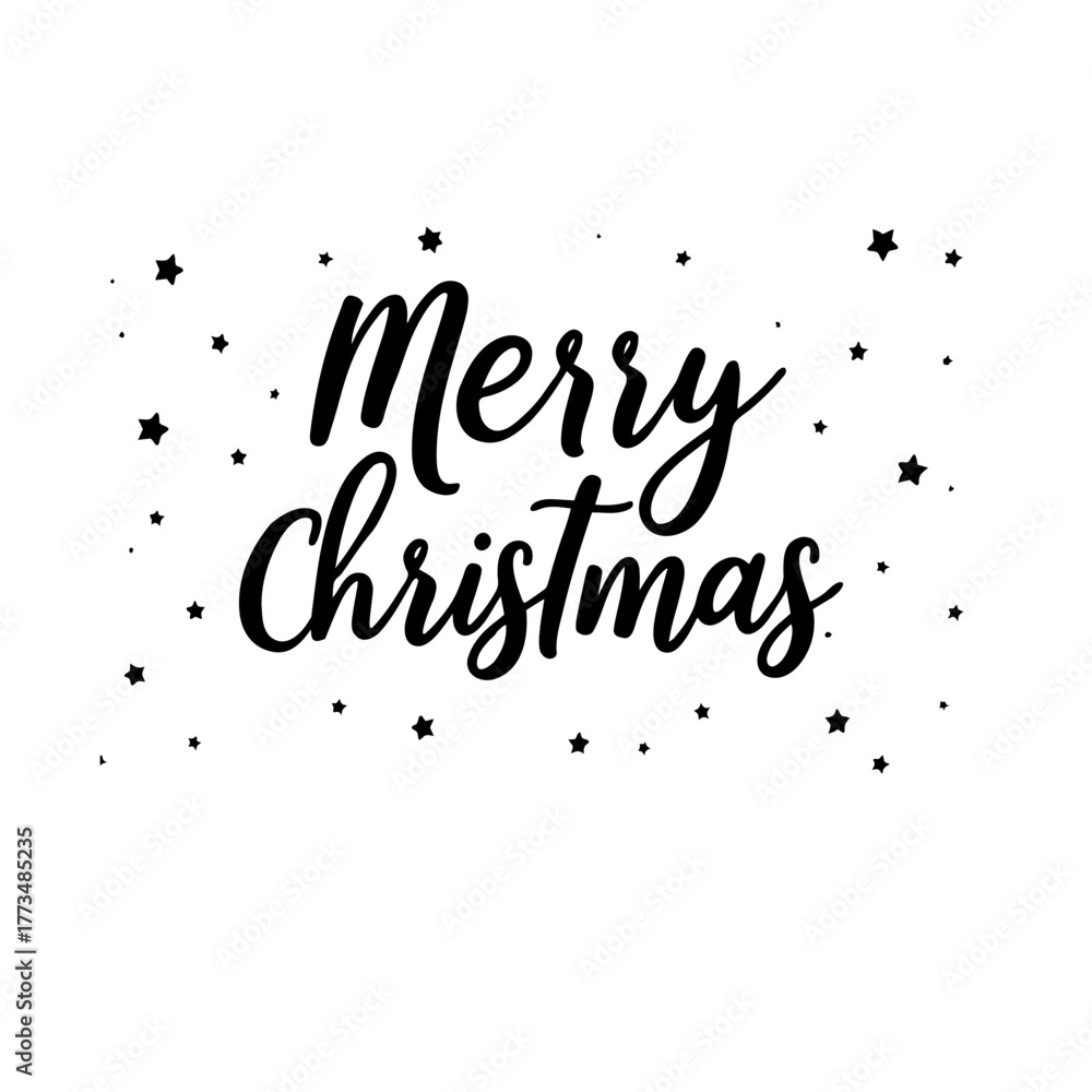 Fototapeta premium merry christmas illustration