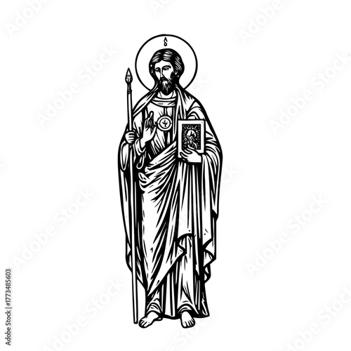 illustration of saint jude