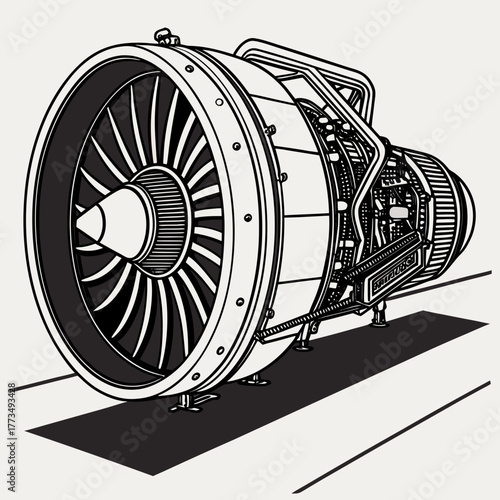 Jet engine, a powerful propulsion system