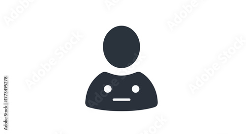Simple dark silhouette of a person on a white background, representing an anonymous user or profile.