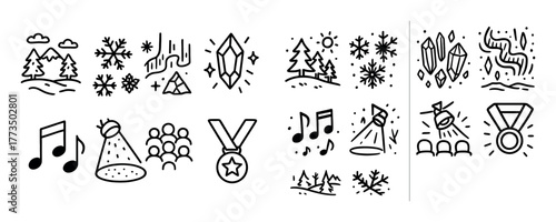Figure Skating Icons