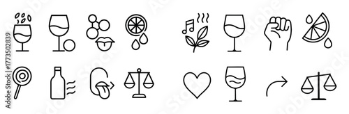 Sommelier Elements Icons