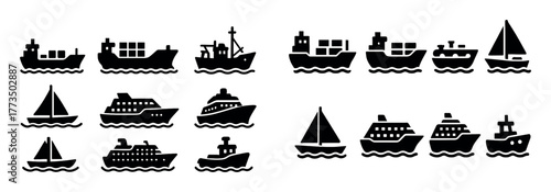 Shipping Icons Grid