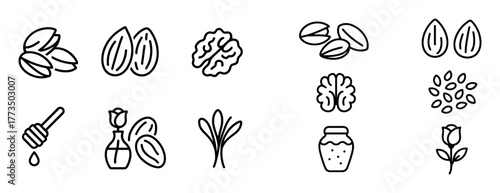 Oriental Sweets Icons