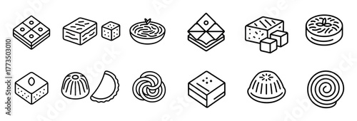 Oriental Sweets Icons