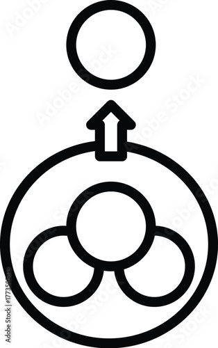 oxidation in outline style