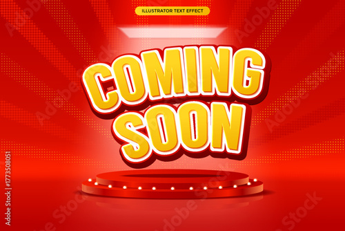 Realistic coming soon background