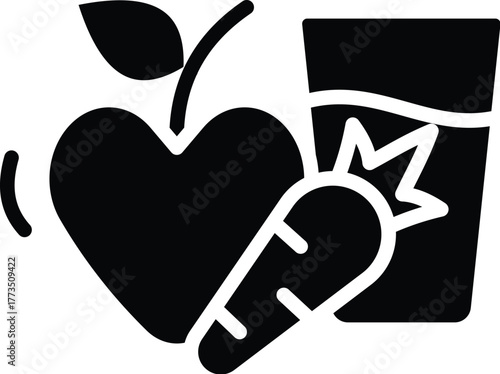 nutrition in bold style