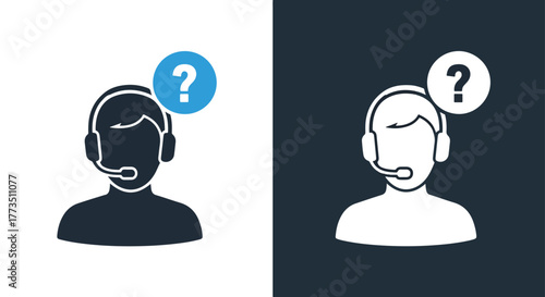 Secure data settings safe icon - Vector icon symbol for website - Icon vector - Blue icon vector - Line and glyph solid icon and logo template