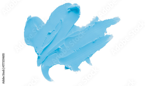 Light blue clay texture on a transparent background.