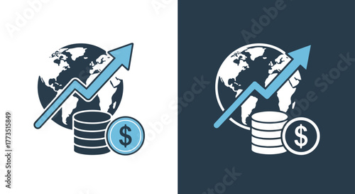 Team organization hierarchy icon - Vector icon symbol for website - Icon vector - Blue icon vector - Line and glyph solid icon and logo template