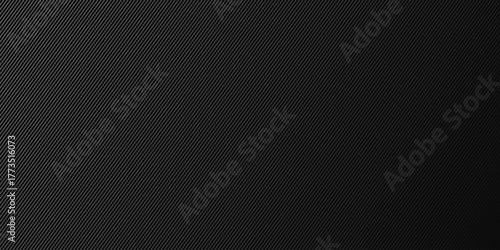 Abstract black background. Dark diagonal lines vector illustration. Dark grey gradient layout banner business concept.