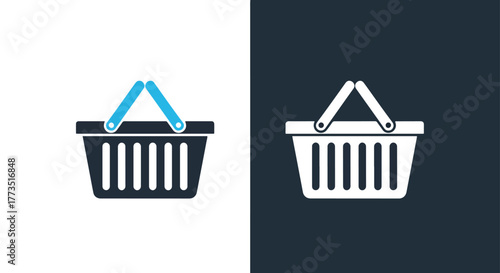 Instructor teaching class icon - Vector icon symbol for website - Icon vector - Blue icon vector - Line and glyph solid icon and logo template