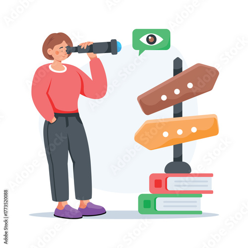 Take your hands on this amazing illustration of future vision