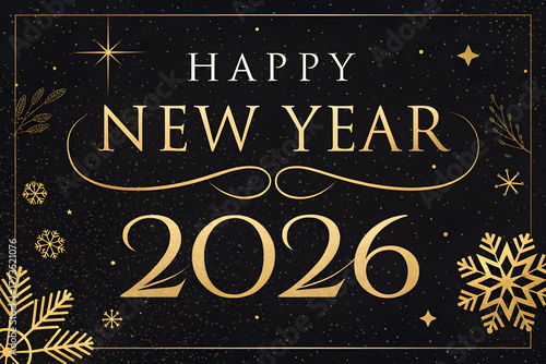 happy new year 2026 background