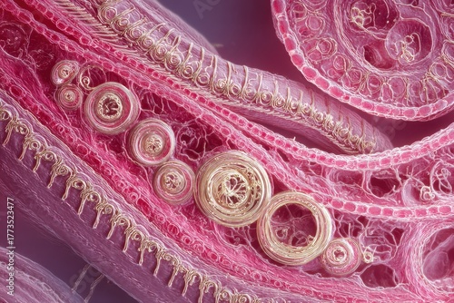 Trichinella Spiralis Larvae Observed in Muscle Tissue: A Microscopic View into Nature's Intricacies