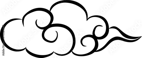 Chinese New Year Cloud Line