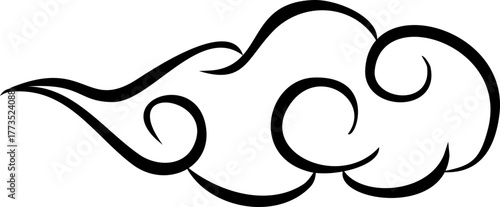 Chinese New Year Cloud Line