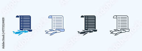 Passenger Manifest Icon Multiple Style