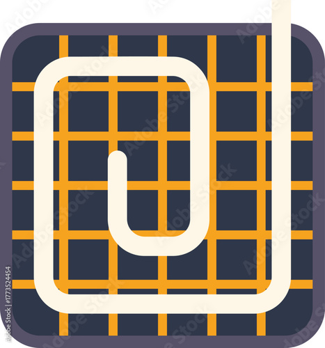 Underfloor heating system being installed on a construction site, showing the pipe layout and a heating grid