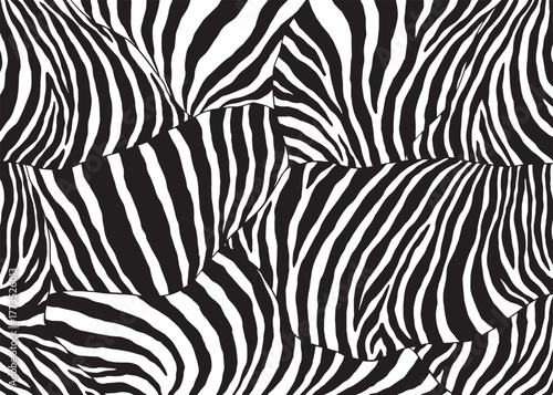 Abstract zebra animal skin pattern design. Animal print vector illustration background. Wildlife fur skin design illustration for web, home decor, fashion, surface, graphic design