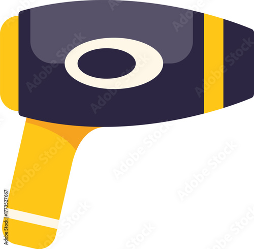 Hair dryer blowing hot air for hairdressers working in a hairdressing salon