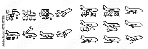 Cargo Aircraft Icons