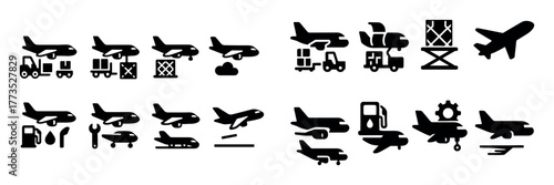 Cargo Aircraft Icons