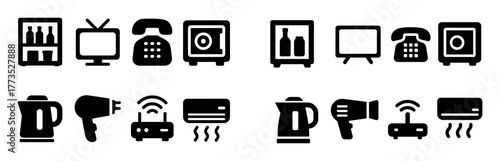 Hotel Amenities Icons