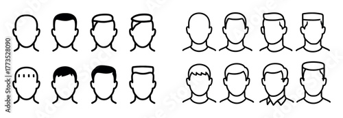 Men's Hairstyles Icons