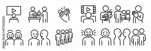 Cinema Activities Icons