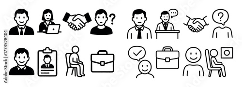 Job Interview Doodles