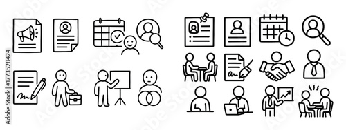 Job Hiring Icons