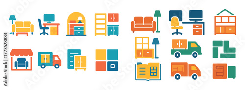 Modular Furniture Icons