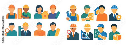 Home Insulation Icons