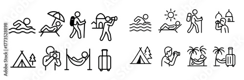 Summer Activity Icons