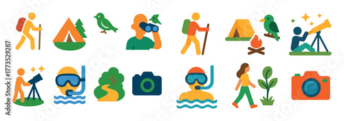 Eco Tourism Icons