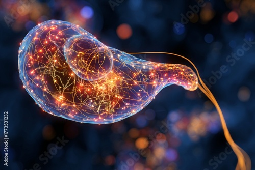 Gallbladder Contraction • Cholecystokinin (CCK) release signals the gallbladder to contract, releasing bile for fat digestion.