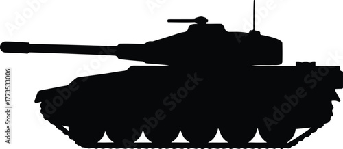 Tank Silhouette Icon