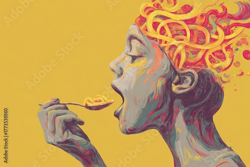 Dopamine and Motivation for Eating • Dopamine release contributes to the motivation for eating, influencing food choices and overall digestive behavior.