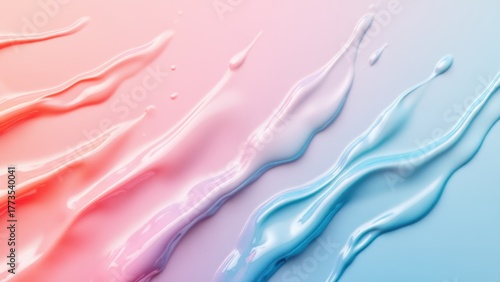 Colorful Fluid Abstract Background Art