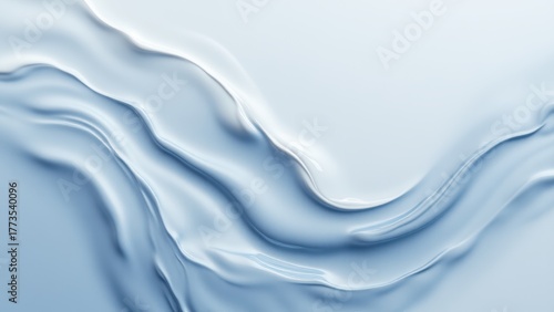 Soft Blue Wave Texture on Light Background