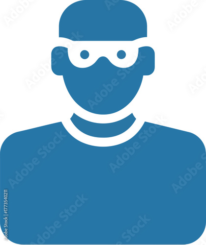 Anonymous cyber criminal hacker icon data security threat concept vector