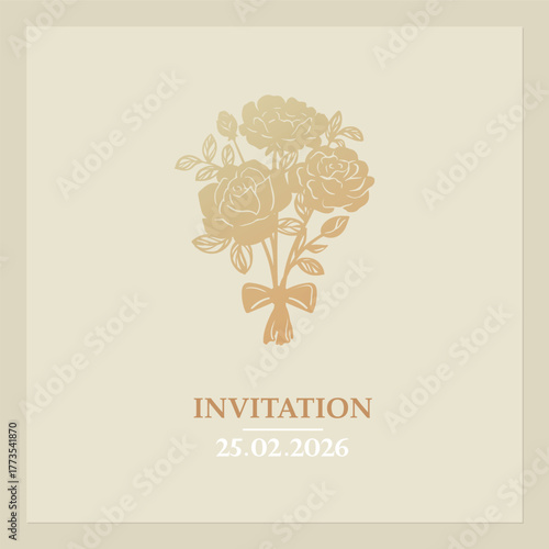 Beautiful flowers creative card template with beautiful flourishes ornament elements. Elegant design for corporate identity, invitation, book covers. Design of background products.
