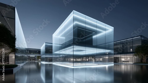 Modern Government Office Building Full of Technology