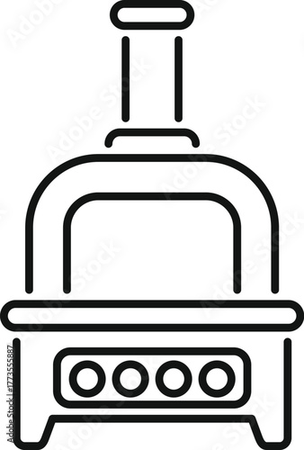 Convection oven heating food, preparing delicious meals in modern kitchen appliance